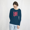 LIVE YOUR LIFE (Unisex Full Sleeve T-shirt) (F/B)
