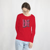 LIVE YOUR LIFE (Unisex Full Sleeve T-shirt) (F/B)