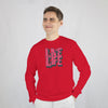LIVE YOUR LIFE (Unisex Full Sleeve T-shirt) (F/B)
