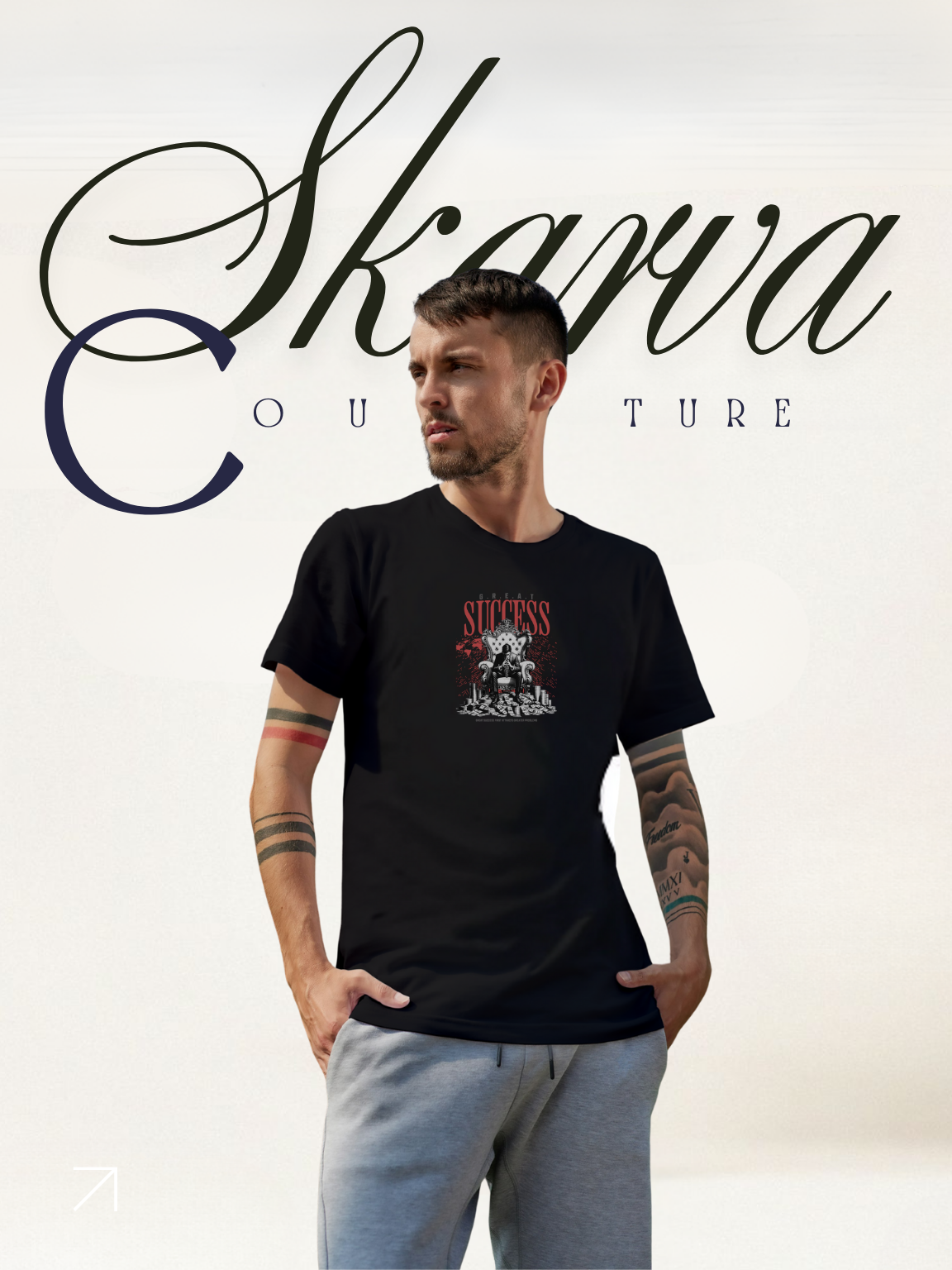 SUCCESS MATTERS (Half sleeve round neck t-shirt)