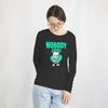 NOBODY CARES (Women Full Sleeve T-shirt) (F)