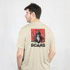 SCARS TEACH YOU A LESSON (Unisex Oversized T-shirt) (F/B)