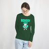 NOBODY CARES (Women Full Sleeve T-shirt) (F)