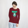 NOBODY CARES (Women Full Sleeve T-shirt) (F)