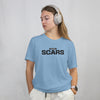 SCARS TEACH YOU A LESSON (Unisex Oversized T-shirt) (F/B)