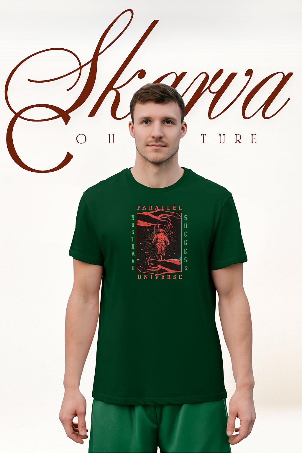 PARALLEL UNIVERSE (Half sleeve round neck t-shirt)