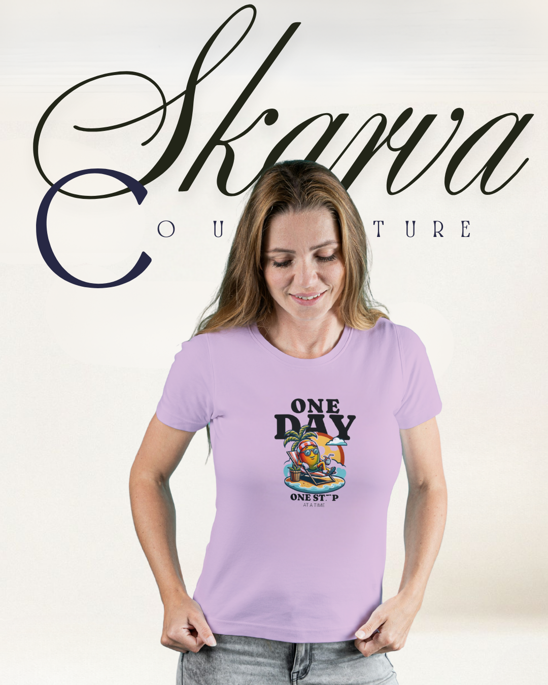 BELIEVE IN ONE DAY (Half sleeve round neck t-shirt)