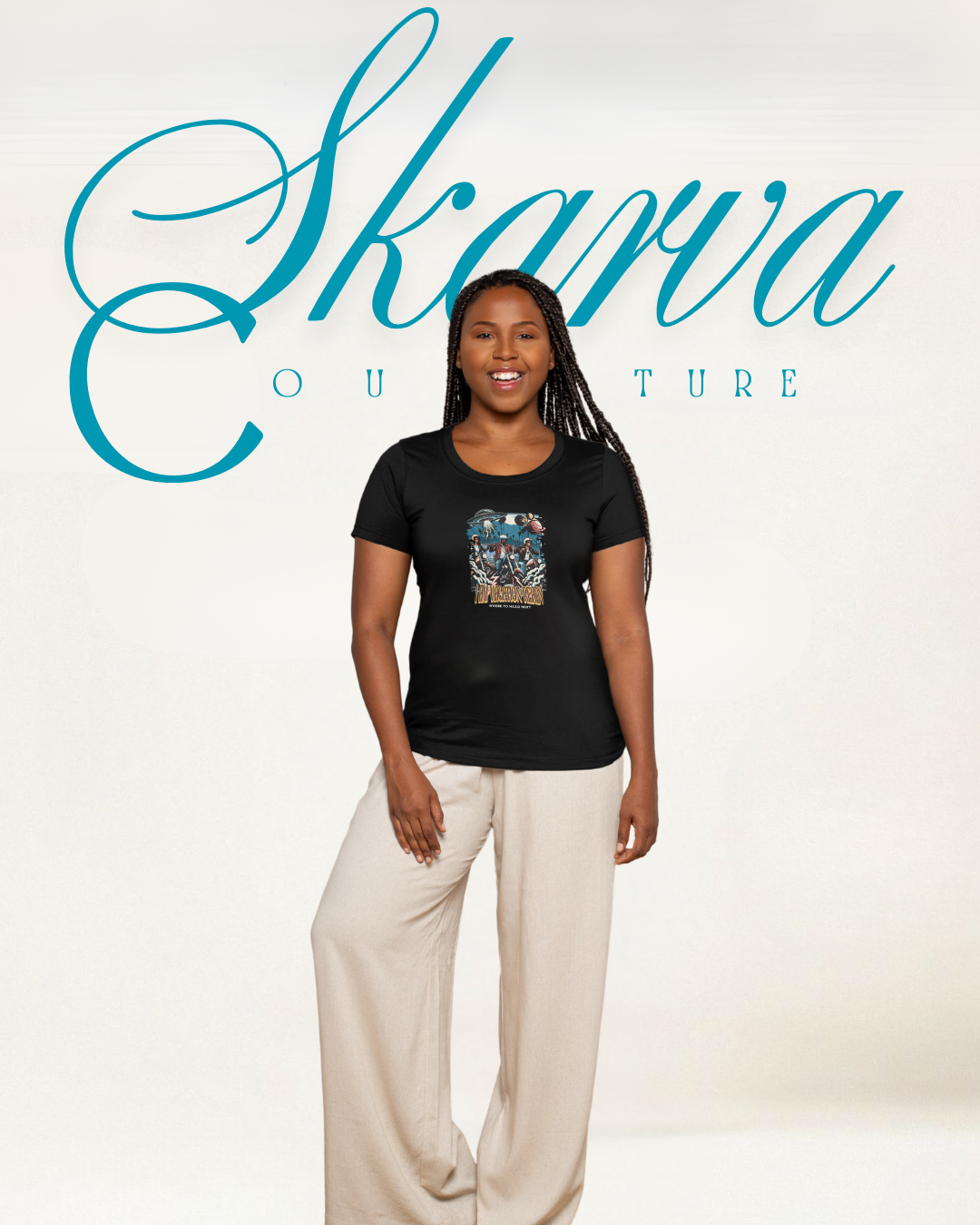 VACATION MOOD (Half sleeve round neck t-shirt)