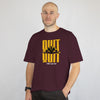 NEVER EVER GIVE UP (Men T-shirt) (F)