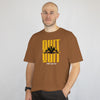NEVER EVER GIVE UP (Men T-shirt) (F)